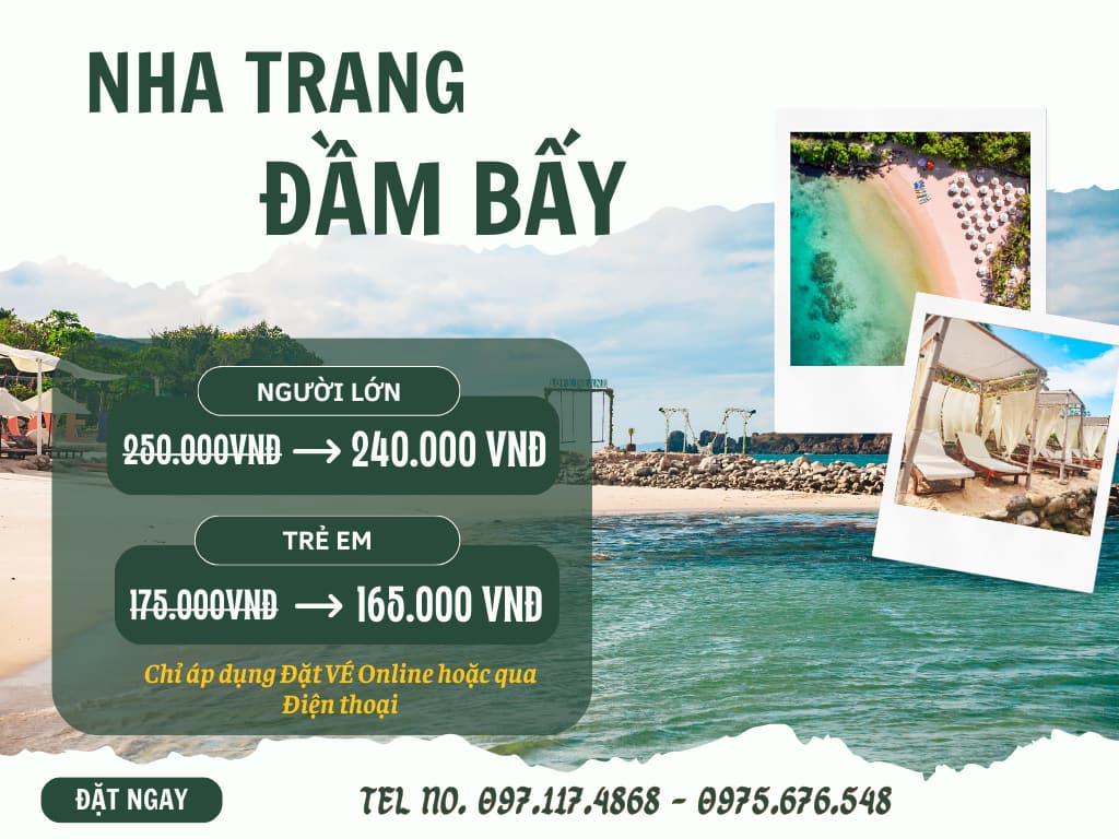 địa điểm du lịch nha trang khánh hoà đang giảm giá vé