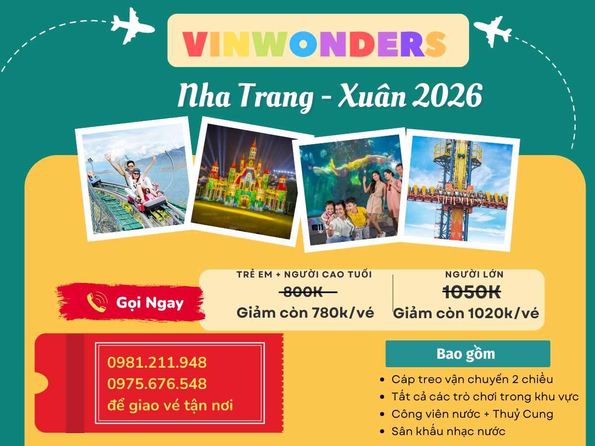 vé vinpearl Vinwonders nha trang